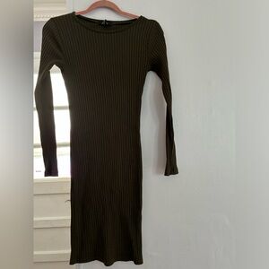 Olive green Bodycon dress